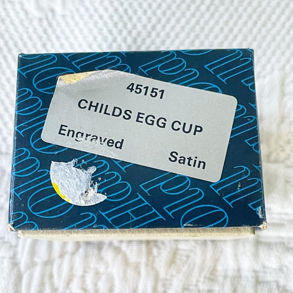 Vintage Old Hall Child’s Stainless Steel Egg Cup Mabel Lucille Atwell Engraved - Picture 5 of 5